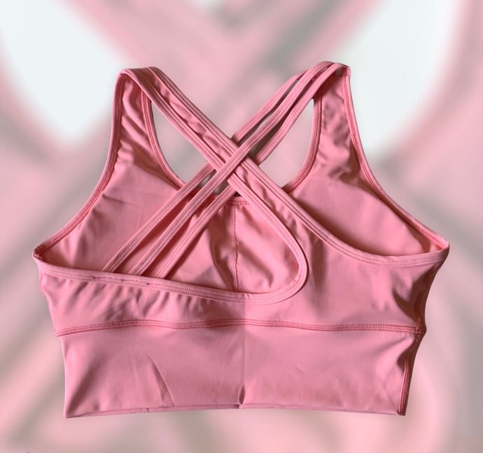 PINK SPORTS BRA