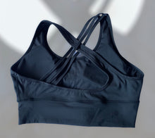 Load image into Gallery viewer, BLACK SPORTS BRA